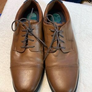 Nunn Bush Confort Gel Memory Foam men’s lace up shoes brown size 13m